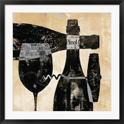 Framed Wine Selection I Print