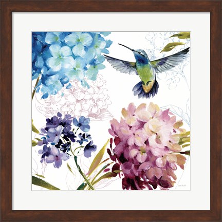 Framed Spring Nectar Square III Print