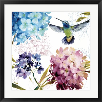 Framed Spring Nectar Square III Print