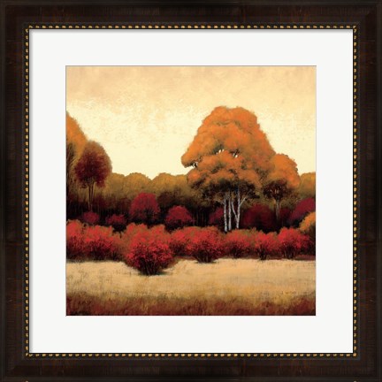 Framed Autumn Forest I Print