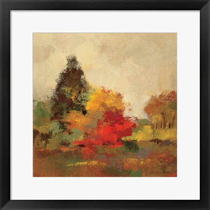 Framed Fall Forest I Print