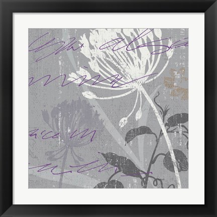 Framed Greenology Gray - II Print