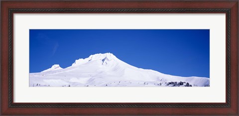 Framed Snowcapped mountains, Mt Hood, Oregon, USA Print