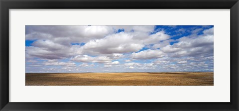 Framed Clouds over open rangeland, Texas, USA Print
