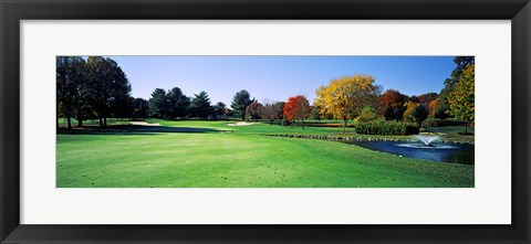 Framed Golf course, Westwood Country Club, Vienna, Fairfax County, Virginia, USA Print
