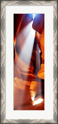 Framed Sun Throuh the Rocks, Antelope Canyon, Arizona Print