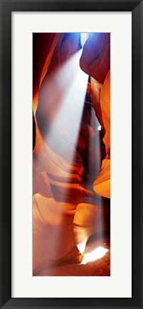 Framed Sun Throuh the Rocks, Antelope Canyon, Arizona Print