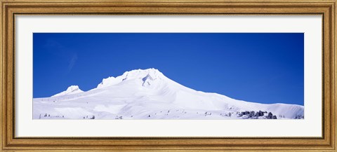 Framed Snowcapped mountains, Mt Hood, Oregon, USA Print