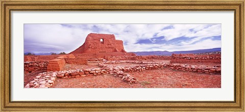 Framed Ruins of the Mission, Pecos National Historical Park, Pecos, New Mexico, USA Print