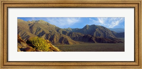 Framed Mountains in Anza Borrego Desert State Park, Borrego Springs, California, USA Print