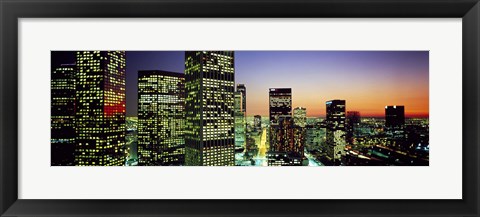 Framed Downtown Los Angeles CA USA Print