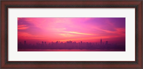 Framed Skyline, NYC, New York City, New York State USA Print