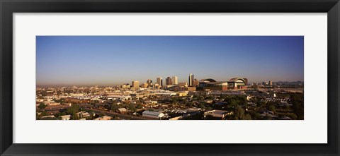 Framed Buildings in a city, Phoenix, Arizona, USA Print