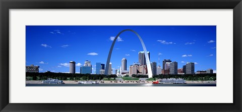Framed Skyline, St Louis, MO, USA Print
