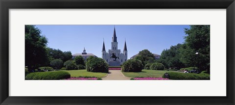 Framed St Louis Cathedral Jackson Square New Orleans LA USA Print