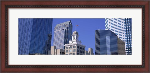 Framed Old City Hall Cityscape Tampa FL Print