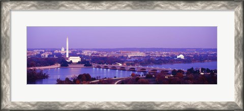 Framed Washington DC from the Water Print