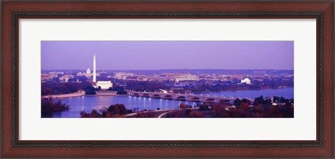 Framed Washington DC from the Water Print