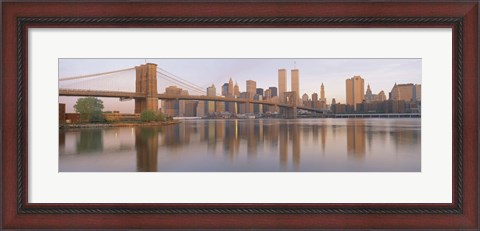 Framed Brooklyn Bridge Manhattan New York City NY Print