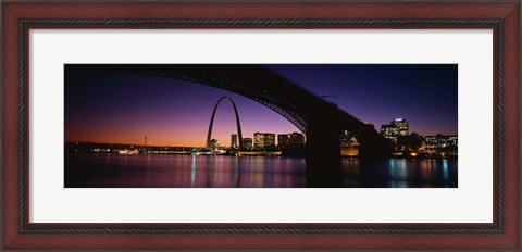 Framed Bridge in St. Louis MO Print