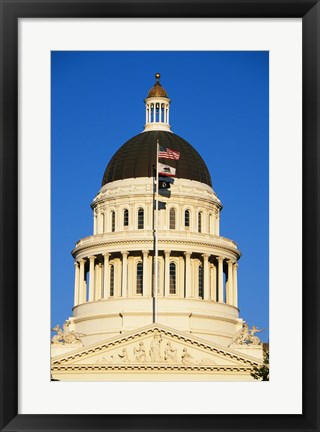 Framed California State Capitol Building Sacramento CA Print