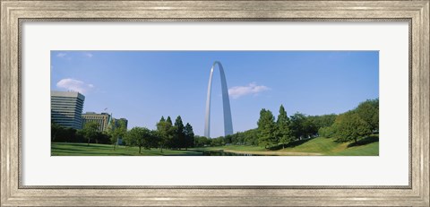 Framed Low angle view of a monument, St. Louis, Missouri, USA Print