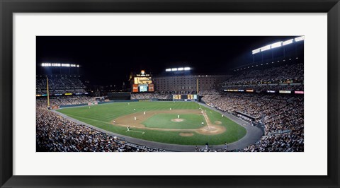 Framed Baseball Game Camden Yards Baltimore MD Print