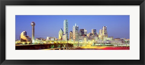 Framed Dallas Texas USA Print