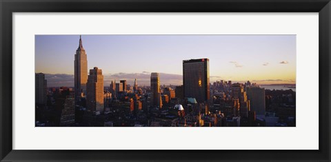 Framed Empire State Building, Manhattan, New York City Print