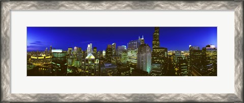 Framed Evening Chicago Illinois Print