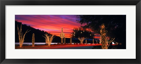 Framed Christmas, Phoenix, Arizona, USA Print