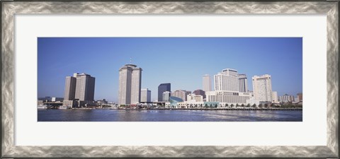 Framed New Orleans skyline, Louisiana Print