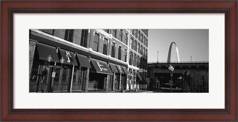 Framed Entrance Of A Building, Old Town, St. Louis, Missouri, USA Print