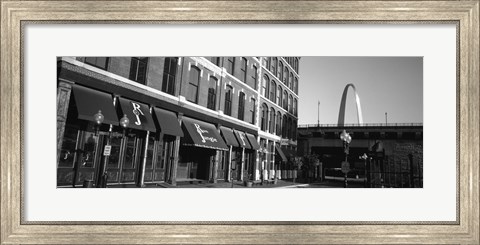 Framed Entrance Of A Building, Old Town, St. Louis, Missouri, USA Print