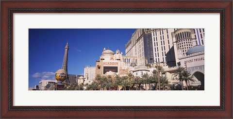 Framed Hotel in a city, Aladdin Resort And Casino, The Strip, Las Vegas, Nevada, USA Print