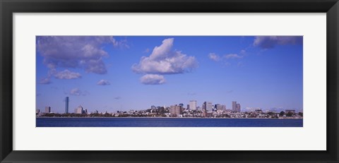 Framed City at the waterfront, Boston, Massachusetts, USA Print