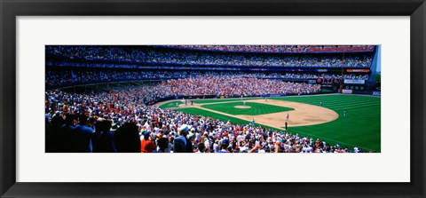 Framed Shea Stadium, New York Print