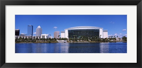 Framed Buildings at the waterfront, St. Pete Times Forum, Tampa, Florida, USA Print