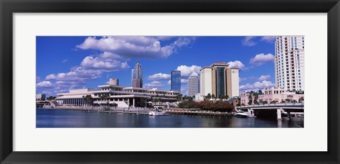 Framed Buildings at the coast, Tampa, Hillsborough County, Florida, USA Print