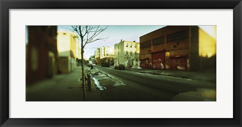 Framed Buildings in a city, Williamsburg, Brooklyn, New York City, New York State, USA Print