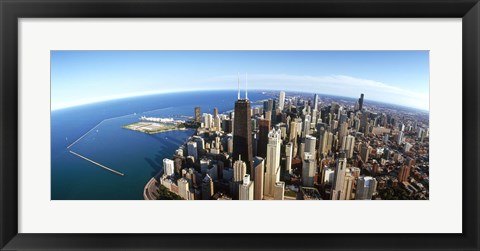 Framed Chicago skyscrapers, Cook County, Illinois, USA 2010 Print