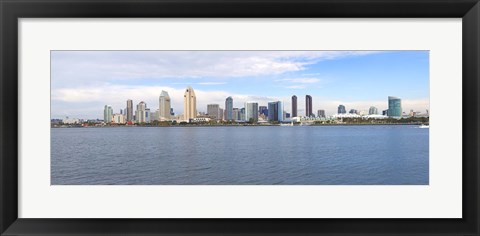 Framed Buildings at the waterfront, San Diego, San Diego County, California, USA 2010 Print