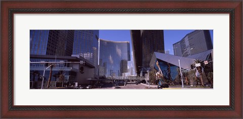 Framed Skyscrapers in a city, Citycenter, The Strip, Las Vegas, Nevada, USA 2010 Print