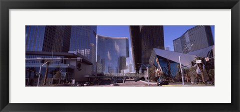 Framed Skyscrapers in a city, Citycenter, The Strip, Las Vegas, Nevada, USA 2010 Print