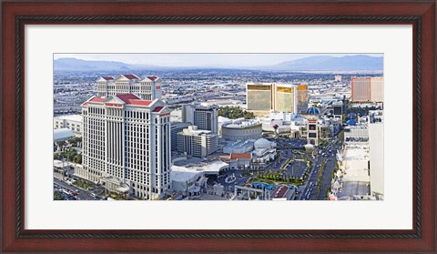 Framed Strip, Las Vegas, Clark County, Nevada, USA Print