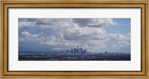 Framed Cloudy Sky Over Los Angeles Print