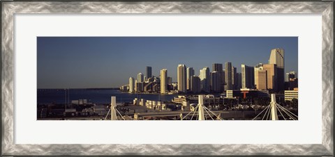 Framed Buildings in a city, Miami, Florida, USA Print