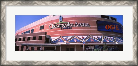 Framed Low angle view of a stadium, Chesapeake Energy Arena, Oklahoma City, Oklahoma, USA Print