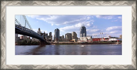 Framed Bridge across the Ohio River, Cincinnati, Hamilton County, Ohio Print