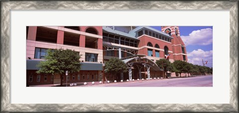Framed Facade of a baseball stadium, Minute Maid Park, Houston, Texas, USA Print